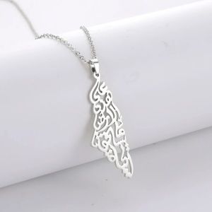 Palestine Map Necklaces
